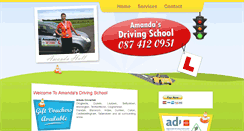 Desktop Screenshot of amandasdrivingschool.com